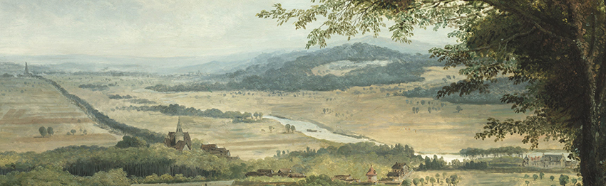 A landscape by Hubert Robert